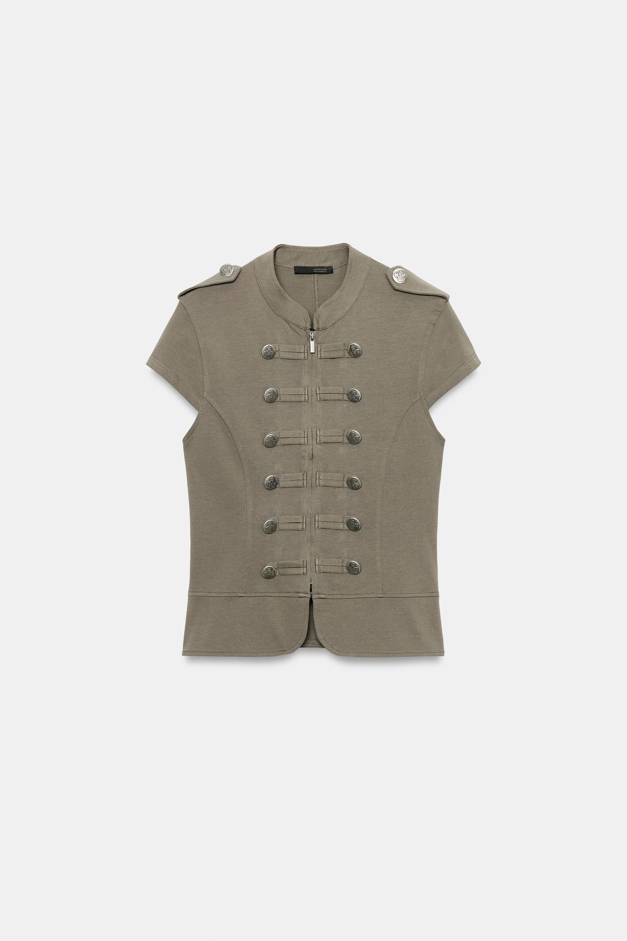 ZIP-UP BUTTON VEST